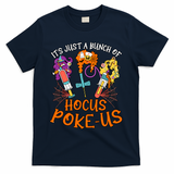 Hocus Pokeus Witch Nurse Halloween Medical Lab Tech Spooky T-Shirt - Navy