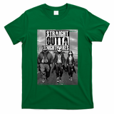 Halloween Straight Outta Nightmare Jack And Sally Oogie Boogie T-Shirt - Irish Green