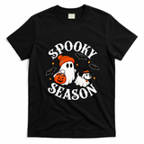 Halloween Spooky Season Ghost Witchy Funny T-Shirt - Black