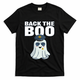 Halloween Spooky Seas The Boo Funny Police Ghost Gift T-Shirt - Black