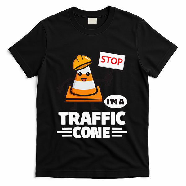 Halloween Traffic Cone Costume IM A Traffic Cone T-Shirt - Black