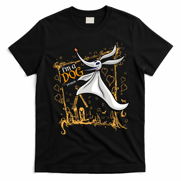 I’M A Dog Person Halloween Dog Zero Dog Nightmare T-Shirt - Black