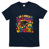 In A World Full Of Ordinary Bea Jimothy Raccoon T-Shirt - Navy Blue