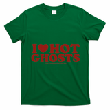 I Heart Hot Ghosts T-Shirt - Irish Green