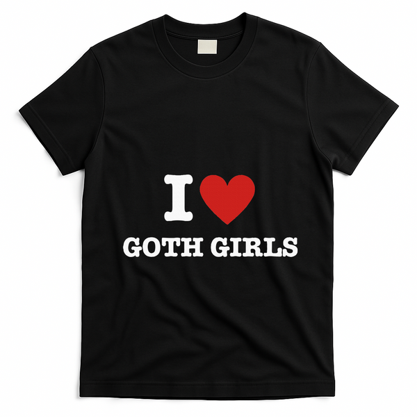 I Love Goth T-Shirt - Black