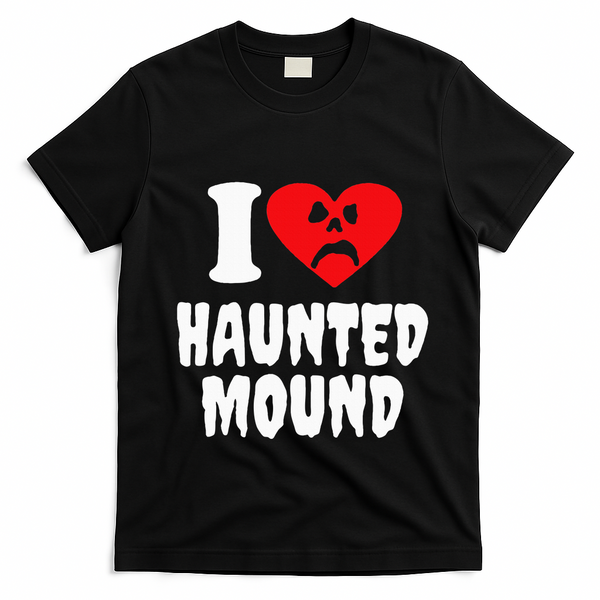 I Love Haunted Mound T-Shirt - Black