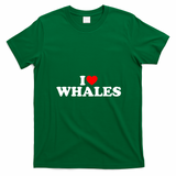 I Love Whales T-Shirt - Irish Green