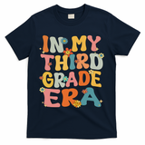 In My 3rd Grade Era Groovy Third Grade Back To School Cute T-Shirt - Navy