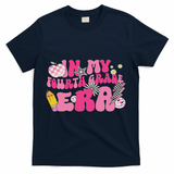 In My Fourth Grade Era Back To School 4th Grade Retro Groovy T-Shirt - Navy