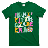 In My Fifth Grade Era Back To School 5th Grade Teacher T-Shirt - Green