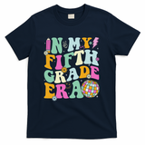 In My Fifth Grade Era Back To School 5th Grade Teacher T-Shirt - Navy
