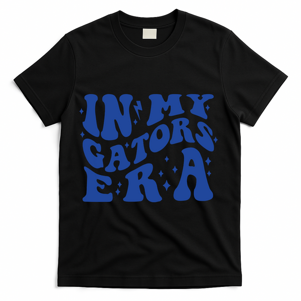 In My Gators Era Gators School Sports Name Back To School T-Shirt - Black
