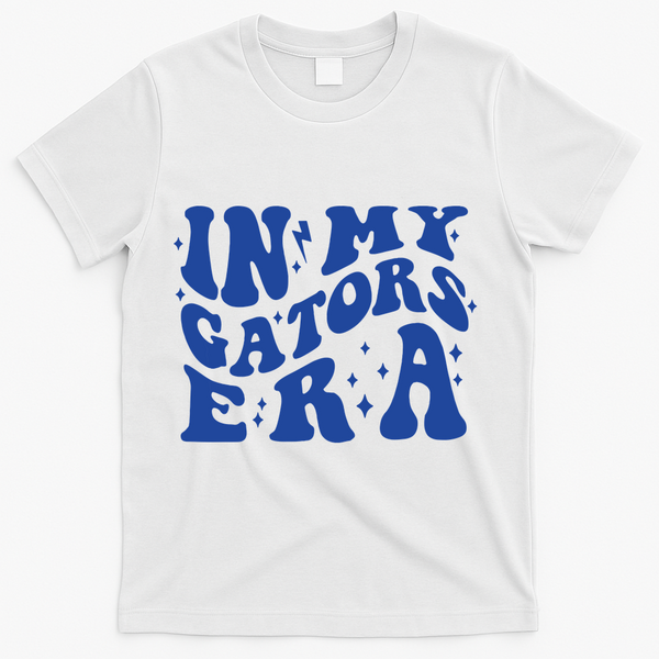 In My Gators Era Gators School Sports Name Back To School T-Shirt - White
