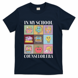 In My School Counselor Era Back To School Teacher Counseling T-Shirt - Navy