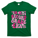 In My Second Grade Era Teachers Women Back To School T-Shirt - Green