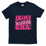 In My Warrior Era Breast Cancer Awareness T-Shirt - Navy Blue