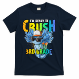 I'm Ready To Crush 3rd Grade Axolotl Back To School T-Shirt - Navy