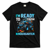 I'm Ready To Crush Kindergarten Cute Monster Truck Back To School T-Shirt - Black