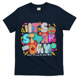 Its Star Day Dont Stress Do Your Best Testing Day Test Day T-Shirt - Navy