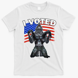 I Voted Werewolf T-Shirt - White