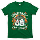 I Will Follow Apparel Gilmore Ghouls Where You Haunt T-Shirt - Green