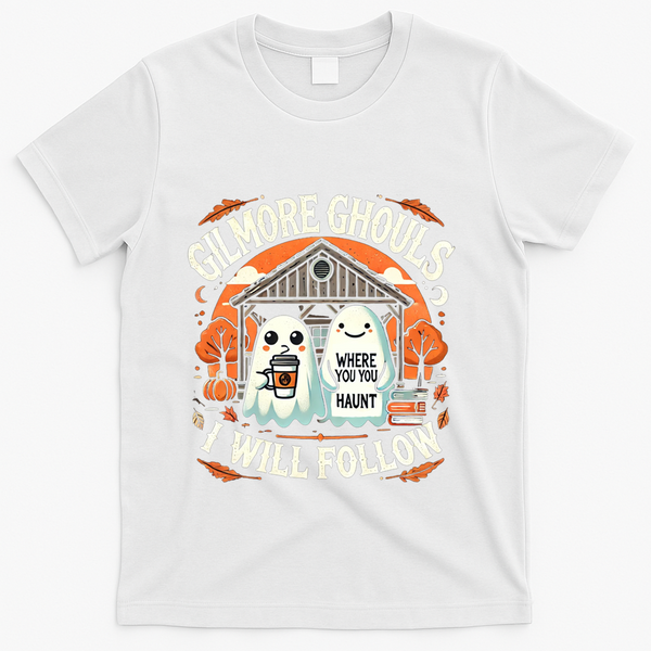 I Will Follow Apparel Gilmore Ghouls Where You Haunt T-Shirt - White