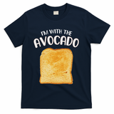 I'm With The Avocado Toast Easy Halloween Matching Costume T-Shirt - Navy