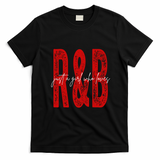 Just A Girl Who Loves R&B Heart Gift T-Shirt - Black