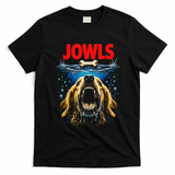Jowls Dog Movie Parody Poster Meme T-Shirt - Black