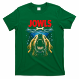 Jowls Dog Movie Parody Poster Meme T-Shirt - Irish Green
