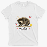 Jimothy Famous Seattle Raccoon T-Shirt - White