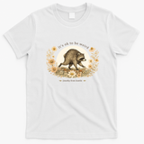 Jimothy From Seattle It’s OK To Be Weird Raccoon T-Shirt - White