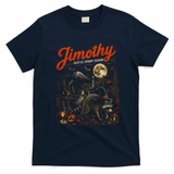 Jimothy Halloween Raccoon Seattle Spooky Season T-Shirt - Navy Blue
