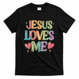 Jesus Loves Me! Christian Back To School T-Shirt - Black