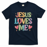 Jesus Loves Me! Christian Back To School T-Shirt - Navy