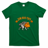 Jimothy Raccoon Jim-Boo-Thy Halloween T-Shirt - Irish Green