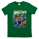 Jimothy Raccoon Mashup T-Shirt - Irish Green
