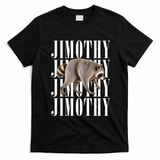 Jimothy Raccoon Viral Meme Funny Trendy T-Shirt - Black