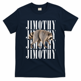 Jimothy Raccoon Viral Meme Funny Trendy T-Shirt - Navy Blue