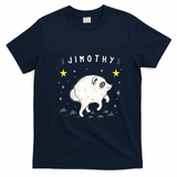Jimothy Raccoon Viral Trend T-Shirt - Navy Blue