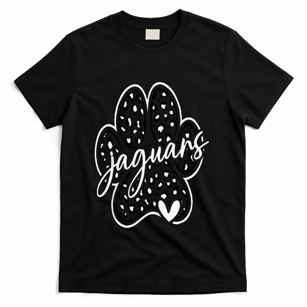Jaguars School Spirit Team Pride Back To School T-Shirt - Black
