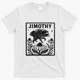 Jimothy Trendy Viral Raccoon Meme T-Shirt - White