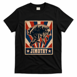 Jimothy Viral Raccoon Poster Funny Trash Panda T-Shirt - Black