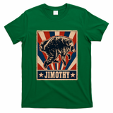Jimothy Viral Raccoon Poster Funny Trash Panda T-Shirt - Irish Green