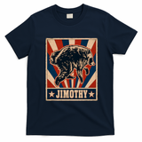 Jimothy Viral Raccoon Poster Funny Trash Panda T-Shirt - Navy Blue