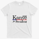 Kanye For President 2028 T-Shirt - White