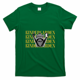 Kindergarten Funny Raccoon Back To School T-Shirt - Irish Green