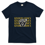 Kindergarten Funny Raccoon Back To School T-Shirt - Navy Blue