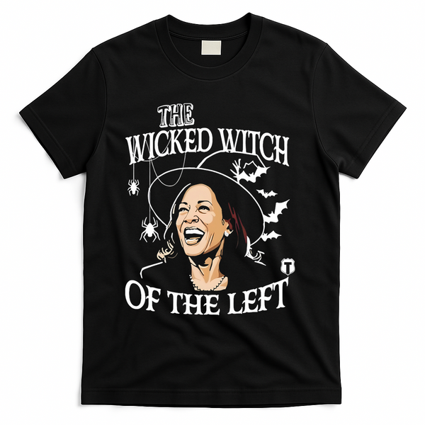 Kamala Harris The Wicked Witch Of The Left Halloween T-Shirt - Black