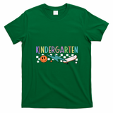 Kindergarten Retro Skateboard Smiley Face Back To School Gift T-Shirt - Irish Green